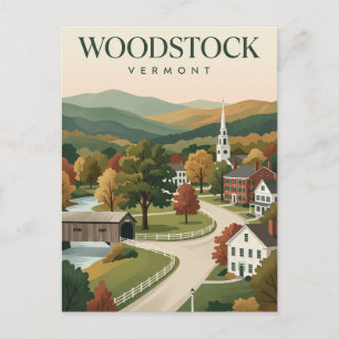 Postal Woodstock Vermont