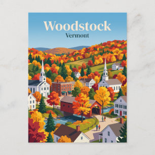 Postal Woodstock, Vermont, EE. UU.