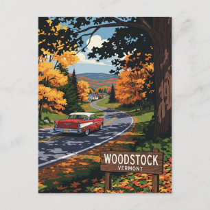 Postal Woodstock Vermont Travel
