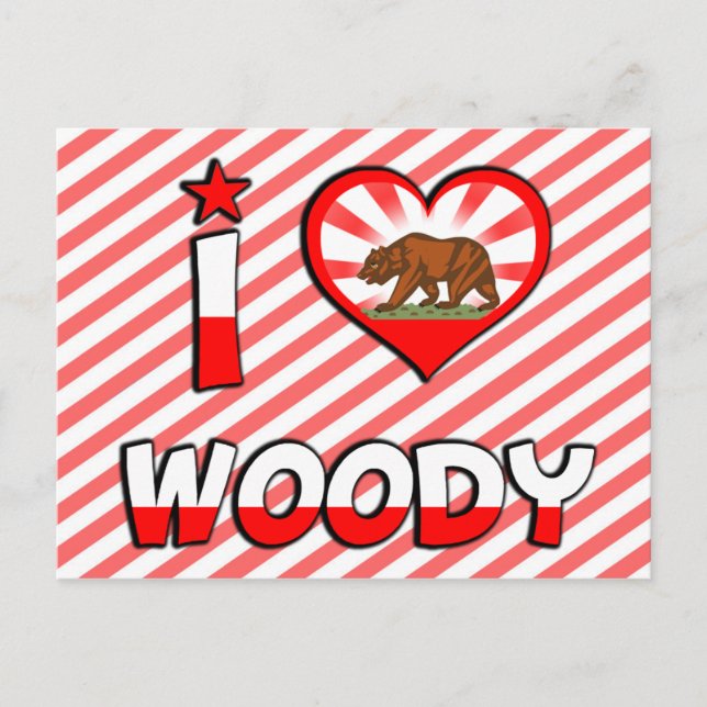Postal Woody, CA (Anverso)