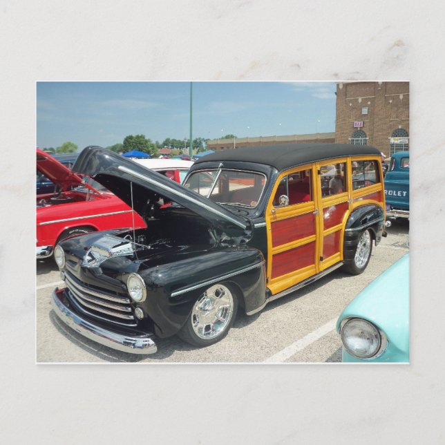 Postal Woody negro (Anverso)