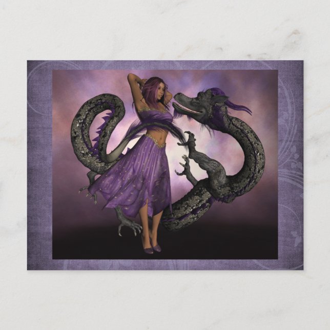 Postal Wooed by the Dragon (Anverso)