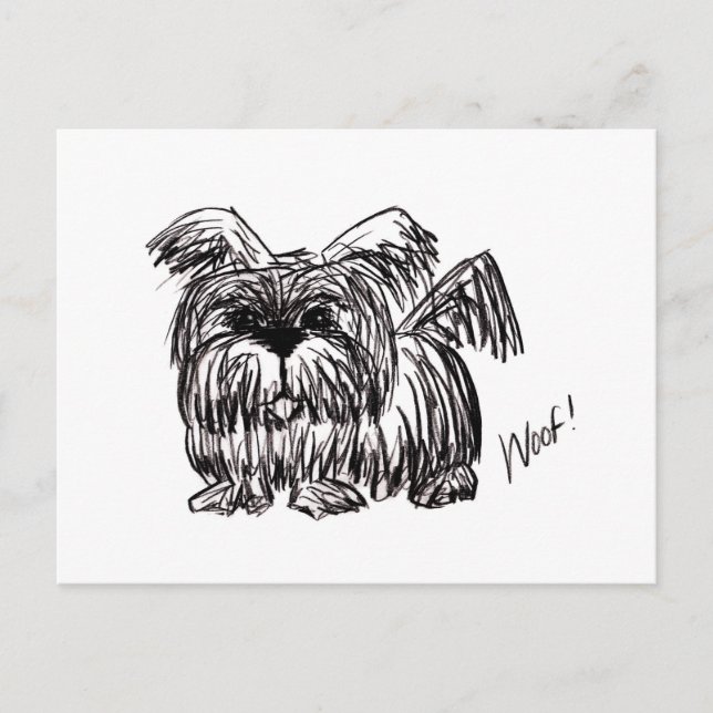 Postal Woof A Dust Mop Dog (Anverso)