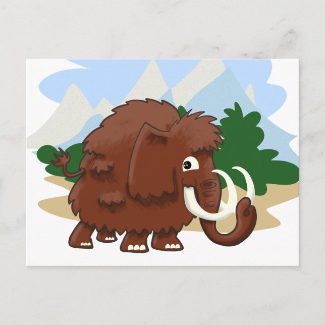 Postal Wooly Mammoth (Anverso)