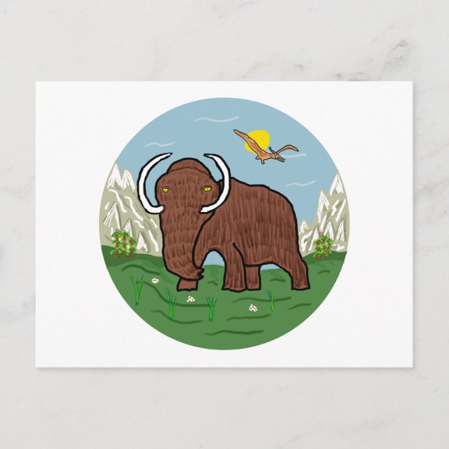 Postal Wooly Mammoth (Anverso)