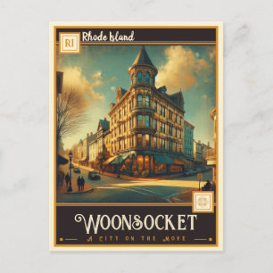 Postal Woonsocket, Rhode Island   Vintage