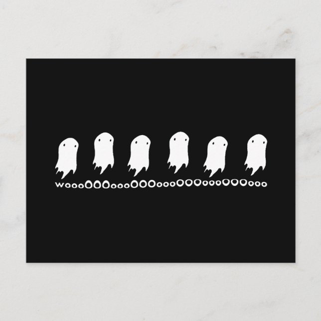 Postal Wooo Ghosts (Anverso)