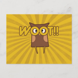 Postal Woot Congrats Owl