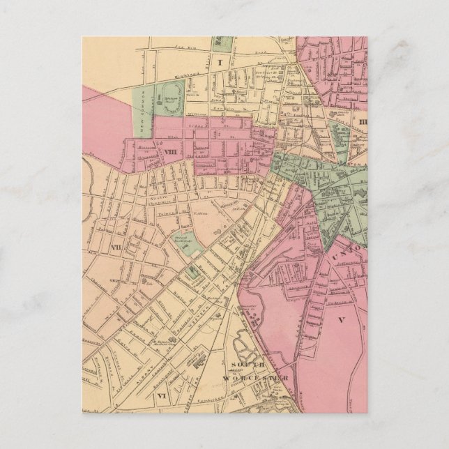 Postal Worcester (Anverso)