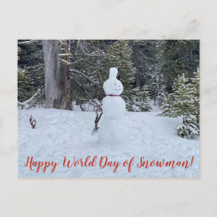 Postal World2Celebrate: ¡Feliz Día Mundial de los Snowman