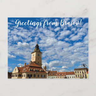 Postal World2Celebrate: ¡Saludos desde Brasov!