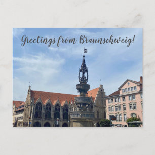 Postal World2Celebrate: ¡Saludos desde Braunschweig!