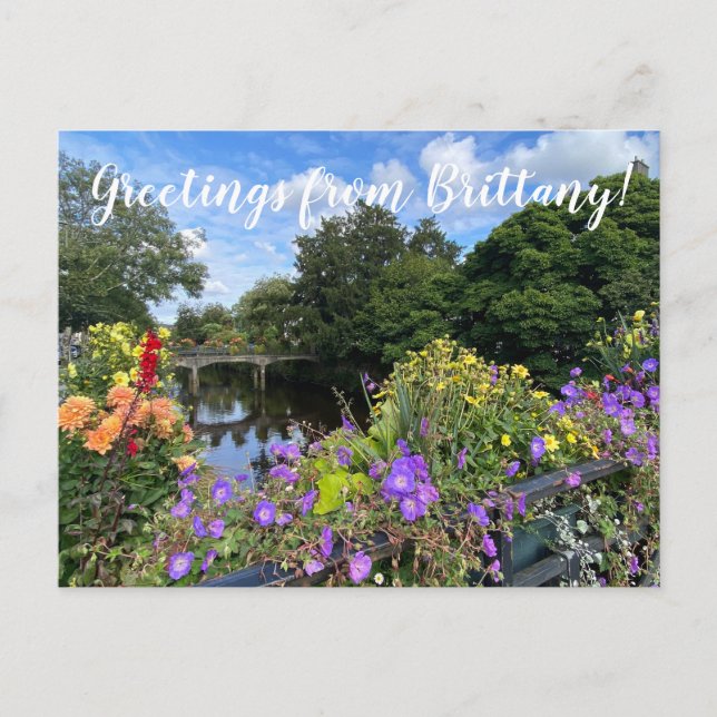 Postal World2Celebrate: ¡Saludos desde Bretaña! (Anverso)