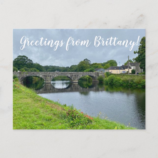 Postal World2Celebrate: ¡Saludos desde Bretaña! (Anverso)