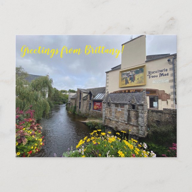 Postal World2Celebrate: ¡Saludos desde Bretaña! (Anverso)