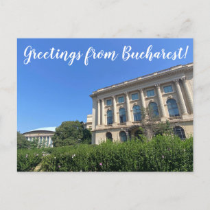 Postal World2Celebrate: ¡Saludos desde Bucarest!