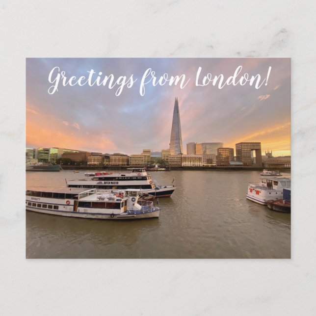 Postal World2Celebrate: ¡Saludos desde Londres! (Anverso)