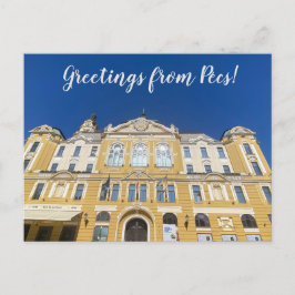 Postal World2Celebrate: ¡Saludos desde Pécs!