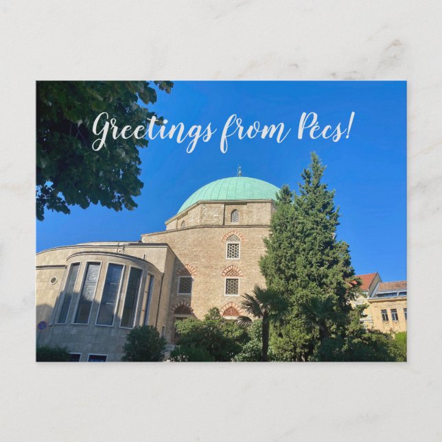 Postal World2Celebrate: ¡Saludos desde Pécs! (Anverso)