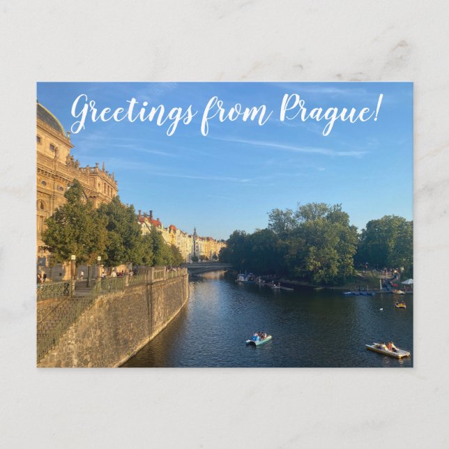 Postal World2Celebrate: ¡Saludos desde Praga! (Anverso)