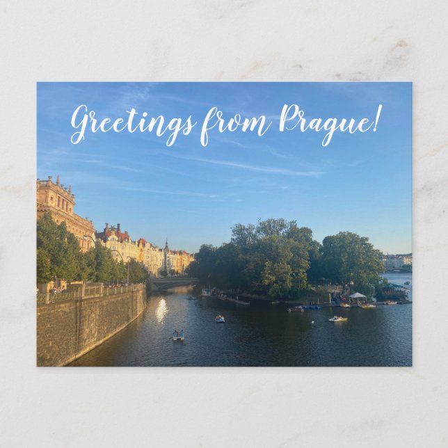 Postal World2Celebrate: ¡Saludos desde Praga! (Anverso)