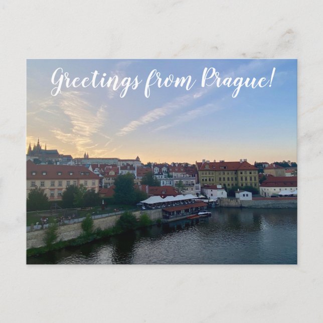 Postal World2Celebrate: ¡Saludos desde Praga! (Anverso)