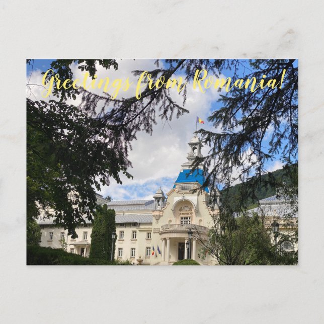 Postal World2Celebrate: ¡Saludos desde Rumania! (Anverso)