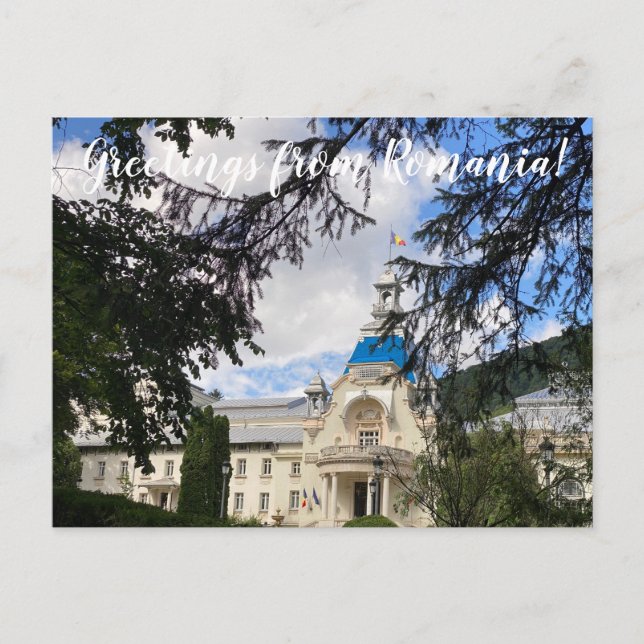 Postal World2Celebrate: ¡Saludos desde Rumania! (Anverso)