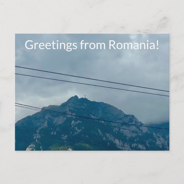 Postal World2Celebrate: ¡Saludos desde Rumania! (Anverso)