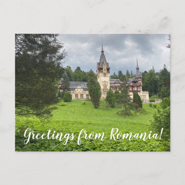 Postal World2Celebrate: ¡Saludos desde Rumania! (Anverso)