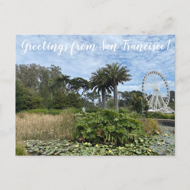 Postal World2Celebrate: ¡Saludos desde San Francisco! (Anverso)