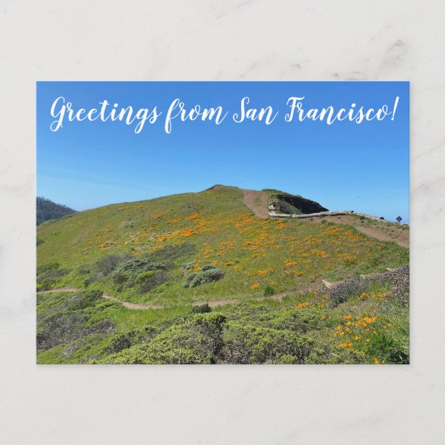 Postal World2Celebrate: ¡Saludos desde San Francisco! (Anverso)