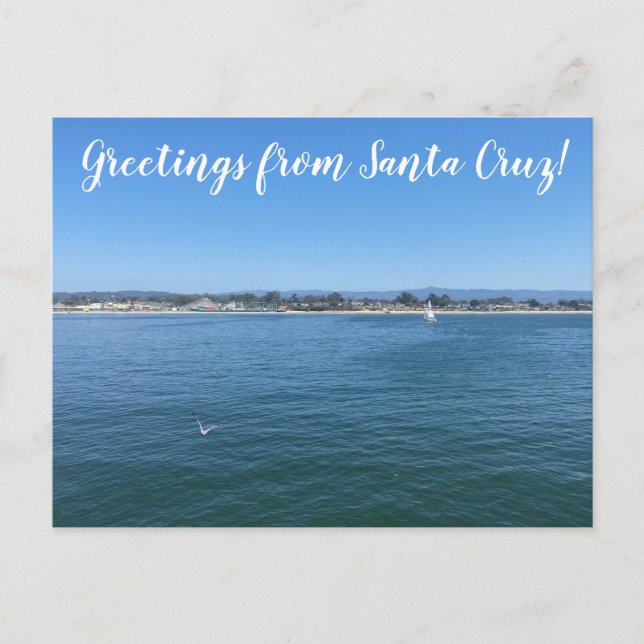 Postal World2Celebrate: ¡Saludos desde Santa Cruz! (Anverso)