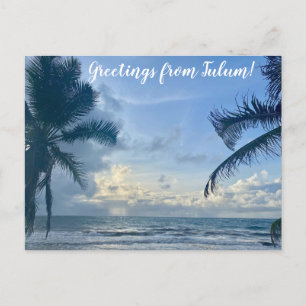 Postal World2Celebrate: ¡Saludos desde Tulum!