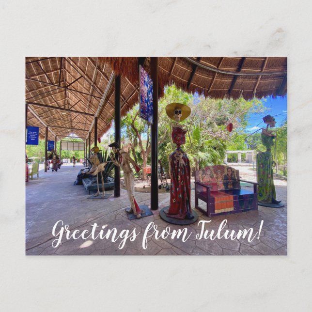 Postal World2Celebrate: ¡Saludos desde Tulum! (Anverso)