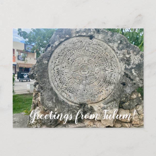 Postal World2Celebrate: ¡Saludos desde Tulum! (Anverso)