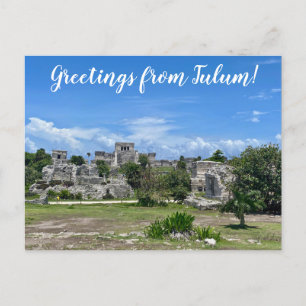 Postal World2Celebrate: ¡Saludos desde Tulum!