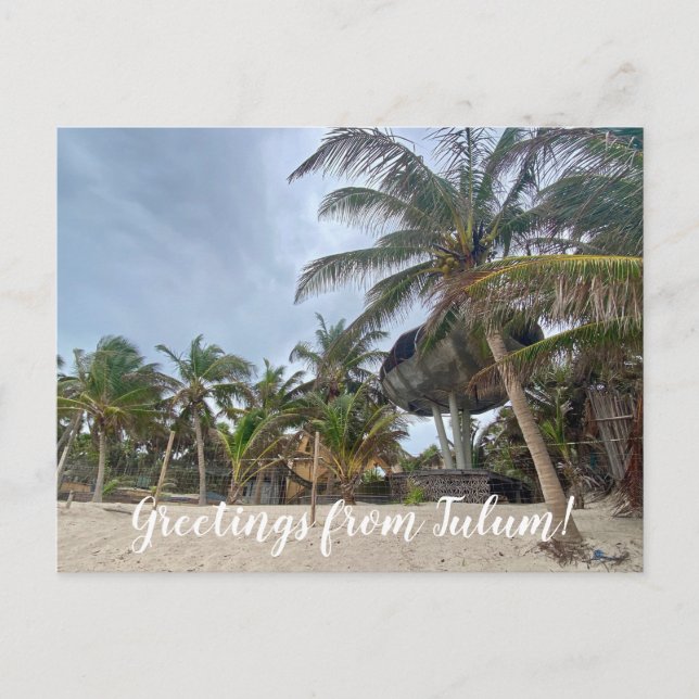 Postal World2Celebrate: ¡Saludos desde Tulum! (Anverso)