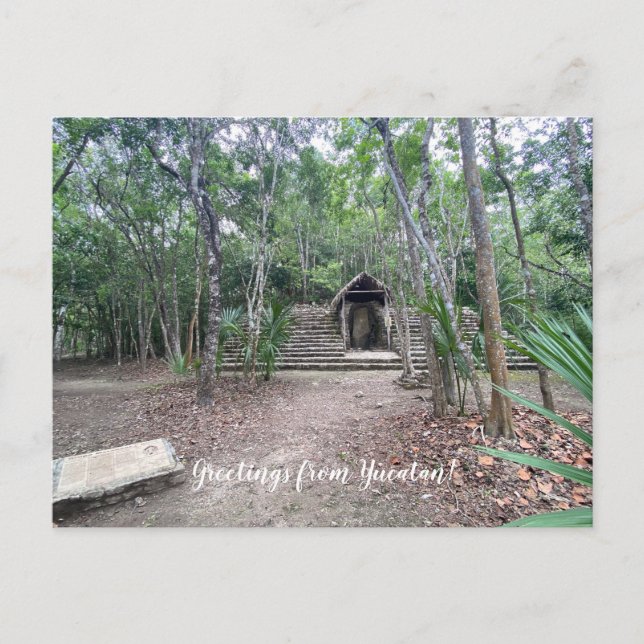 Postal World2Celebrate: ¡Saludos desde Yucatán! (Anverso)