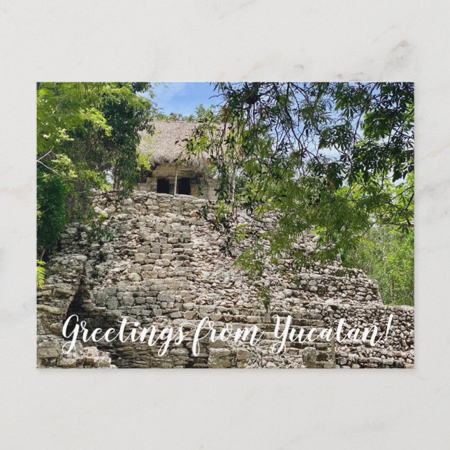 Postal World2Celebrate: ¡Saludos desde Yucatán! (Anverso)