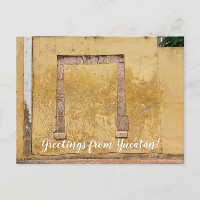 Postal World2Celebrate: Saludos desde Yucatán (Anverso)