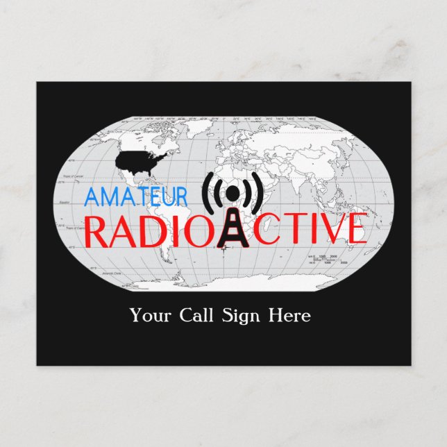 Postal World Amateur Radio Active (Anverso)