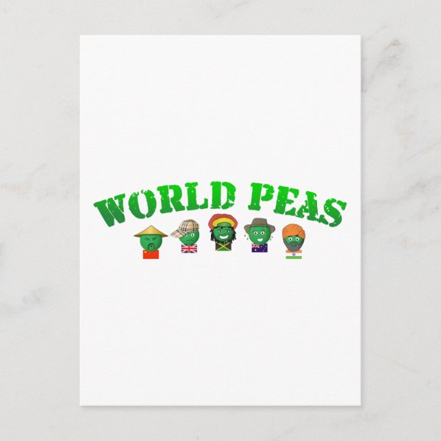 Postal World Peas (Anverso)