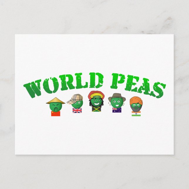 Postal World Peas (Anverso)