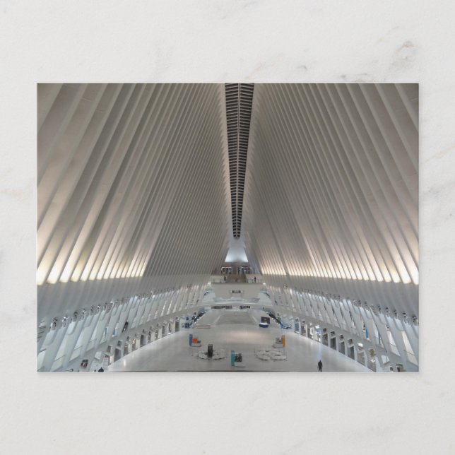 Postal World Trade Center Transportation Hub #3 Postcard (Anverso)
