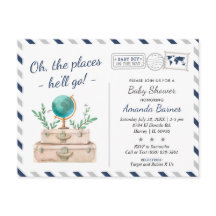 World Travel Adventure Baby Boy Shower Sprinkle