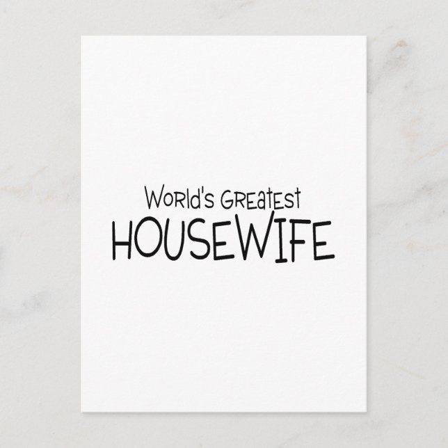 Postal Worlds Greatest Housewife (Anverso)