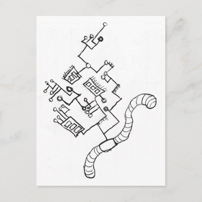 Postal Wormwired (Anverso)