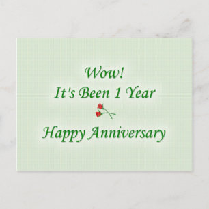 Postal Wow! Ha sido 1 año feliz aniversario de It&apos