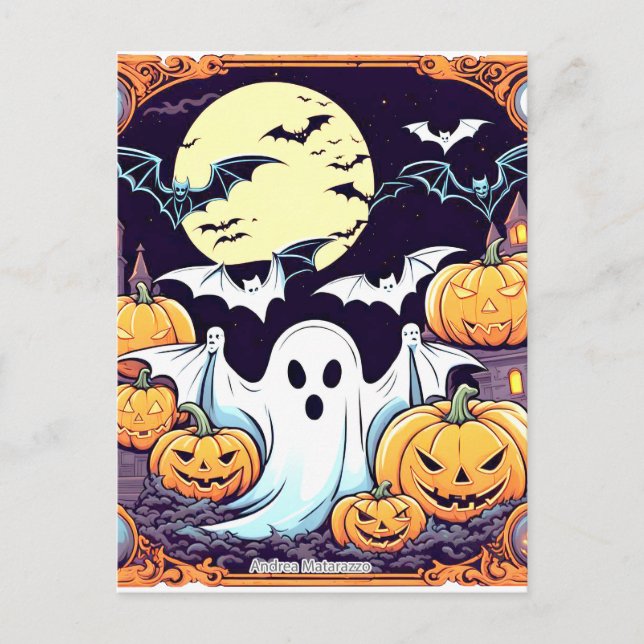 Postal Wow Halloween Thrill (Anverso)